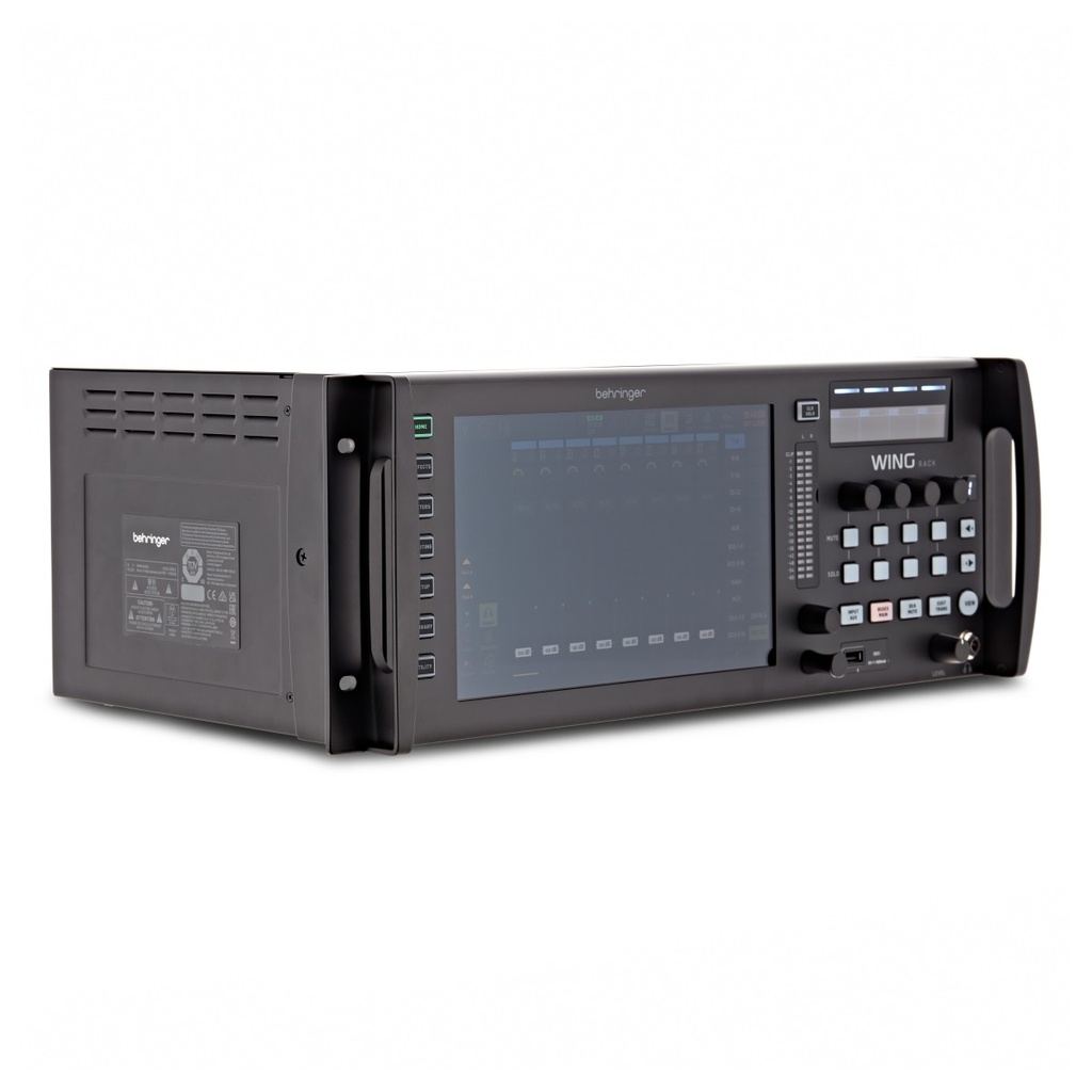 MEZCLADORA DIGITAL BEHRINGER, SERIE WING RACK, 24 ENTRADAS HIBRIDOS FISICOS, 8 OUT XLR, INTERFACE DE AUDIO USB