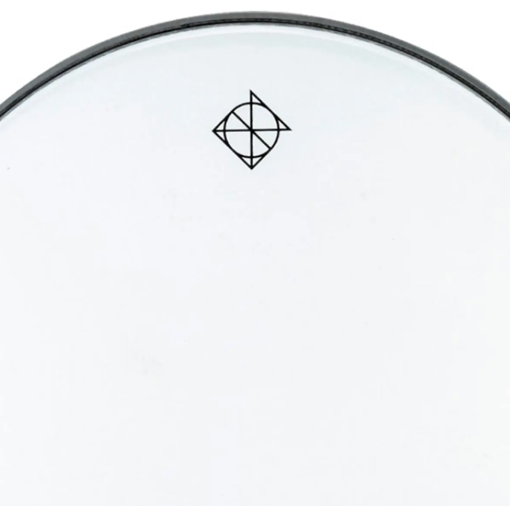 PARCHE PARA BOMBO DIXON, NO 22, ACEITADO, DOBLE CAPA, COLOR TRANSPARENTE