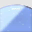 PARCHE EVANS, PARA TAMBOR DE 14, AZUL HIDRAULICO, 2 CAPAS, COATED