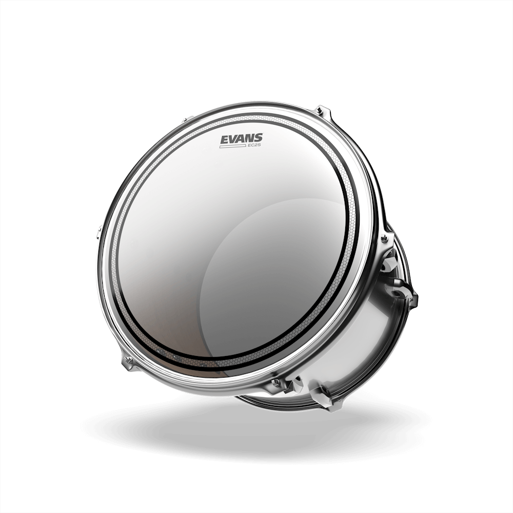 PARCHE EVANS, PARA TAMBOR DE 12, ROJO HIDRAULICO, 2 CAPAS (copia)