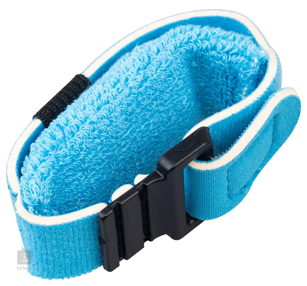 FRETWRAP GUITTO, SM, ELIMINADOR DE ARMONICOS, PARA GUITARRA O BAJO, COLOR CELESTE,