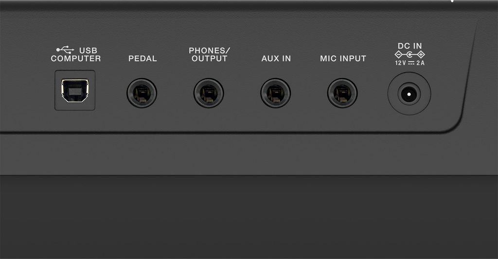 TECLADO E-X ROLAND, 61 TECLAS, NEGRO, CON CARGADOR