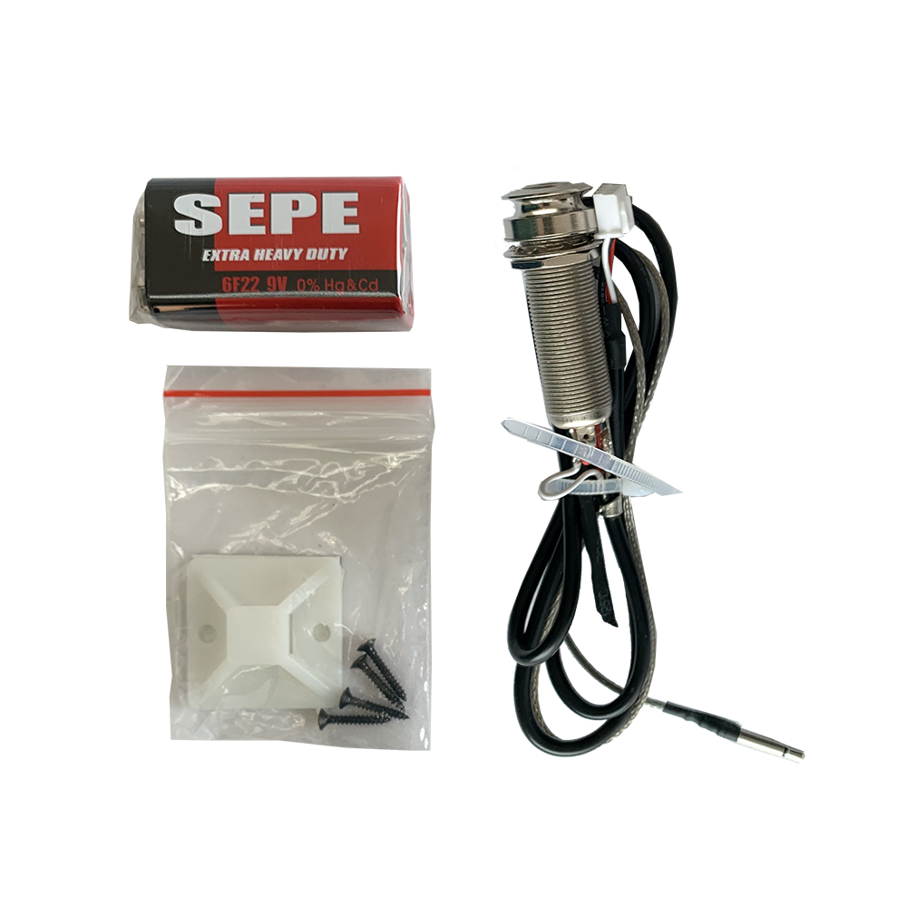 SISTEMA DE AMPLIFICACION (PREAMPLIFICADOR) ALICE, PARA GUITARRA ACUSTICA, CON EQ 4 BANDAS (copia)