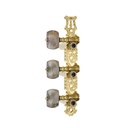 SET DE CLAVIJAS ALICE, METAL, PARA GUITARRA ACUSTICA, COLOR DORADO Y BLANCO (INSTALACION GRATIS) (copia)