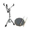 PAD PRACTICADOR DVD, DE 10"SOPORTE, ESTUCHE Y BAQUETAS