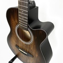 GUITARRA ACUSTICA VALENCIANA, 40, RUSTICO, CAFE SOMBREADO, CON FUNDA