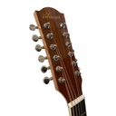 DOCEROLA ELECTRO-ACUSTICO VALENCIANA, 44 NATURAL, CON FUNDA