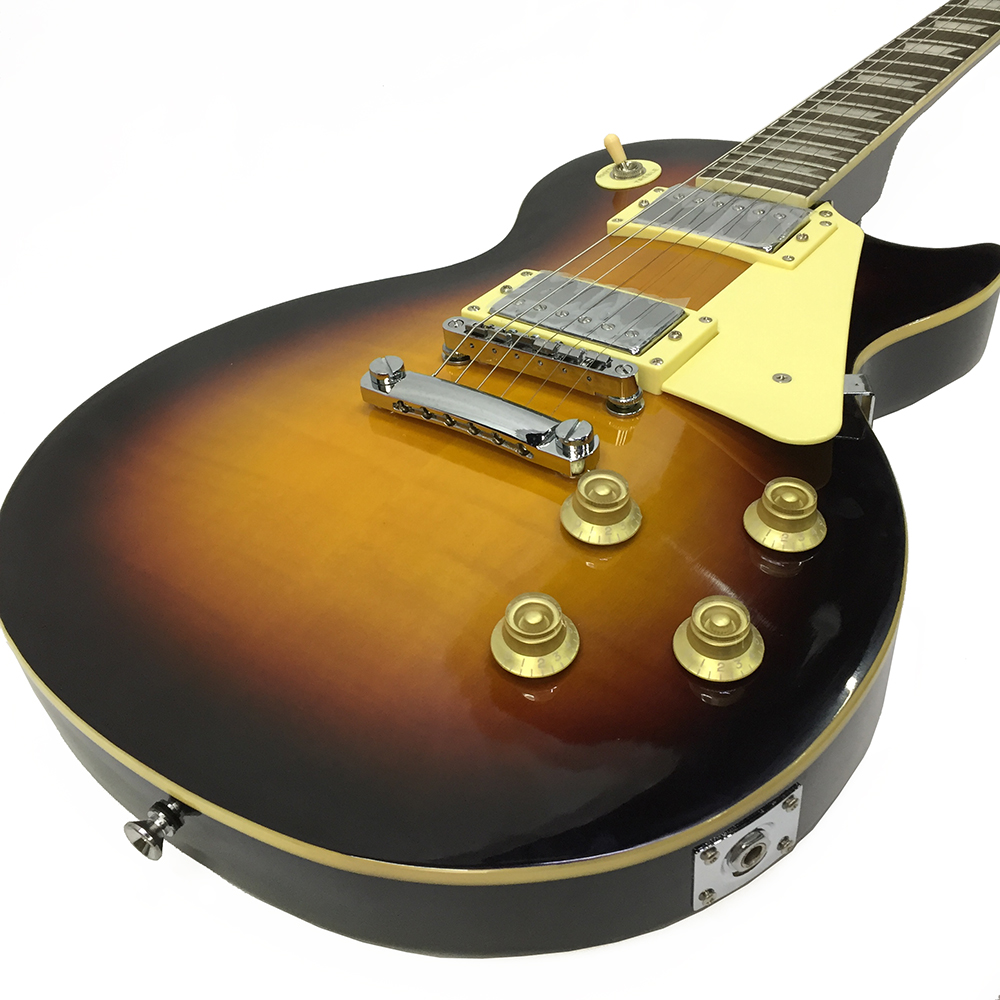 GUITARRA ELECTRICA HENDRIX, LES PAUL, SUNBURST, CON FUNDA