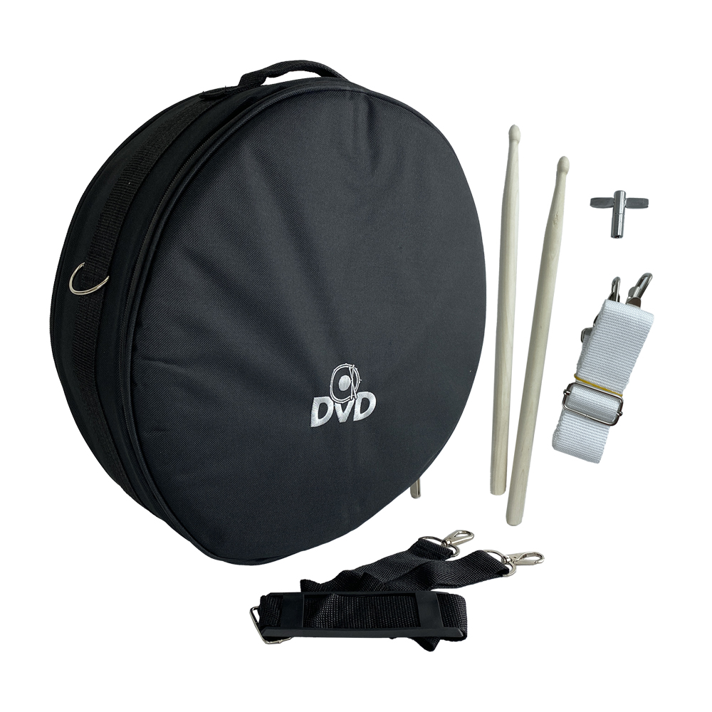 REDOBLANTE (PICCOLO) DVD, 14 X 3.5,   10 TONILLOS, DORADOR/NIQUELADO, CON ESTUCHE