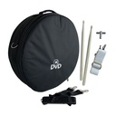 REDOBLANTE (CAJA) DVD, 14 X 5.5, DE 8 TONILLOS, DORADO/CROMADO,