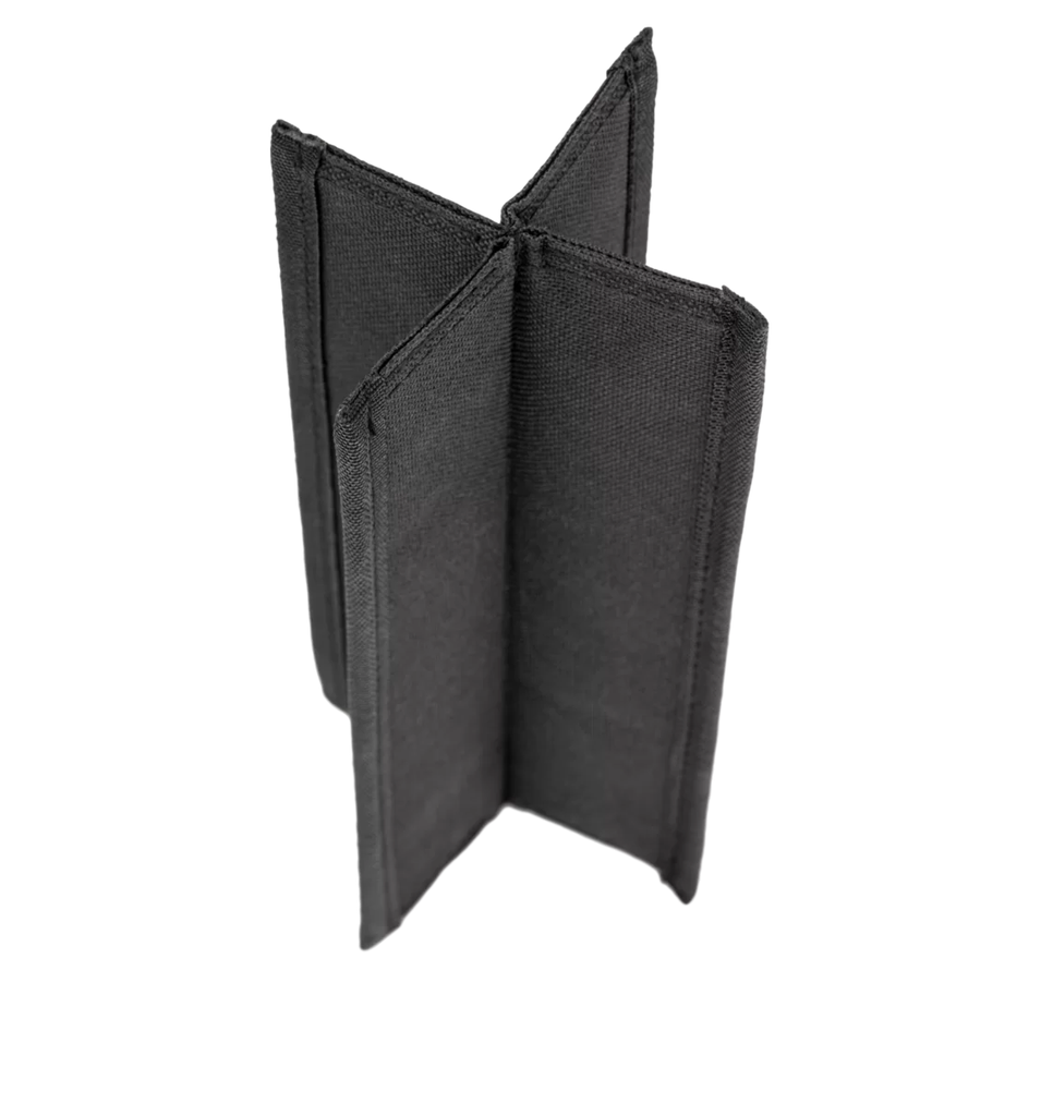 BOLSA MEINL, PARA BAQUETAS (PORTA BAQUETAS), CON SOPORTE METALICO, NEGRO.