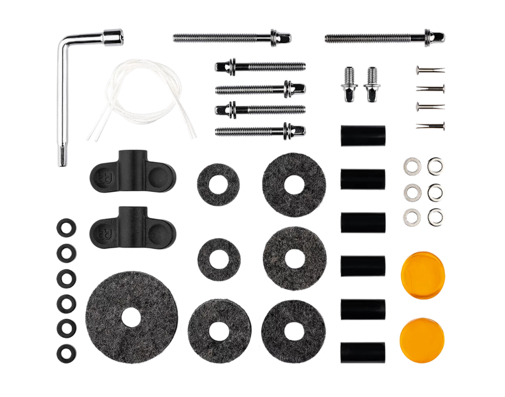 SET DE REPUESTOS MEINL, PARA BATERIA, INCLUYE LAS 14 HERRAMIENTAS MAS IMPORTANTES PARA BATERISTAS Y TECNICOS.