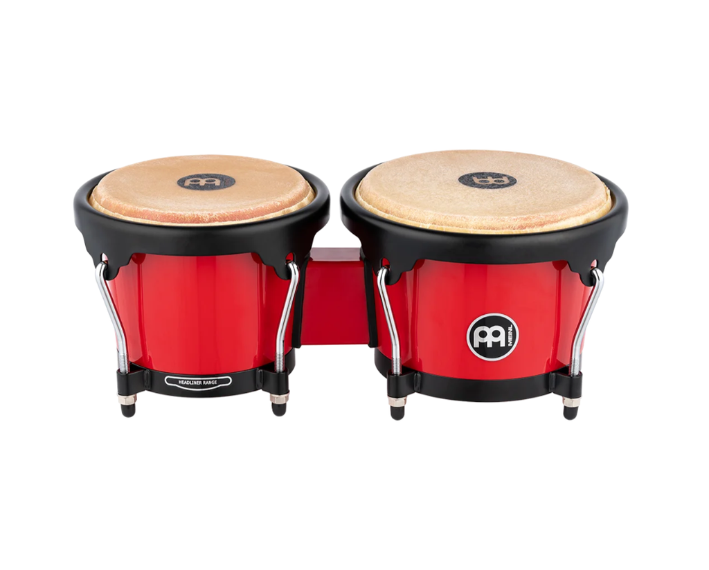 BONGO JOURNEY MEINL, 6 1/2" Y 7 1/2", MADERA, COLOR ROJO