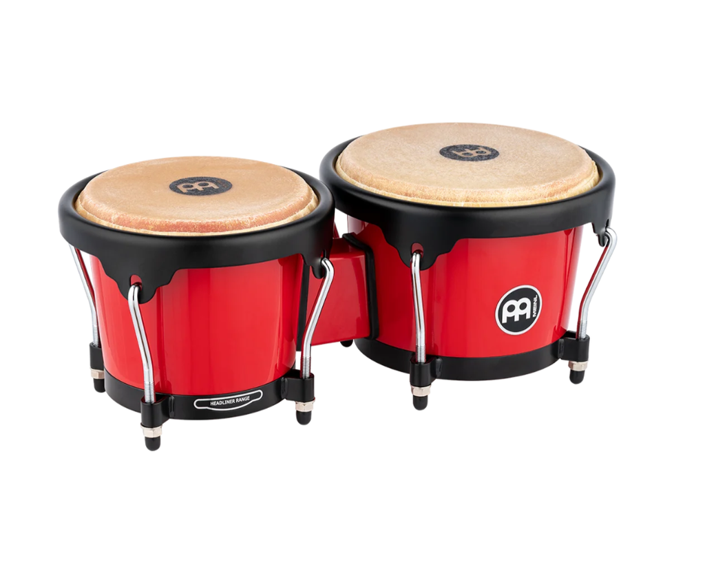 BONGO JOURNEY MEINL, 6 1/2" Y 7 1/2", MADERA, COLOR ROJO