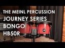 BONGO JOURNEY MEINL, 6 1/2" Y 7 1/2", MADERA, COLOR ROJO