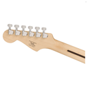 GUITARRA ELECTRICA FENDER, SERIE SQUIER , STRATOCASTER, COLOR NEGRO, TAPA BLANCA.