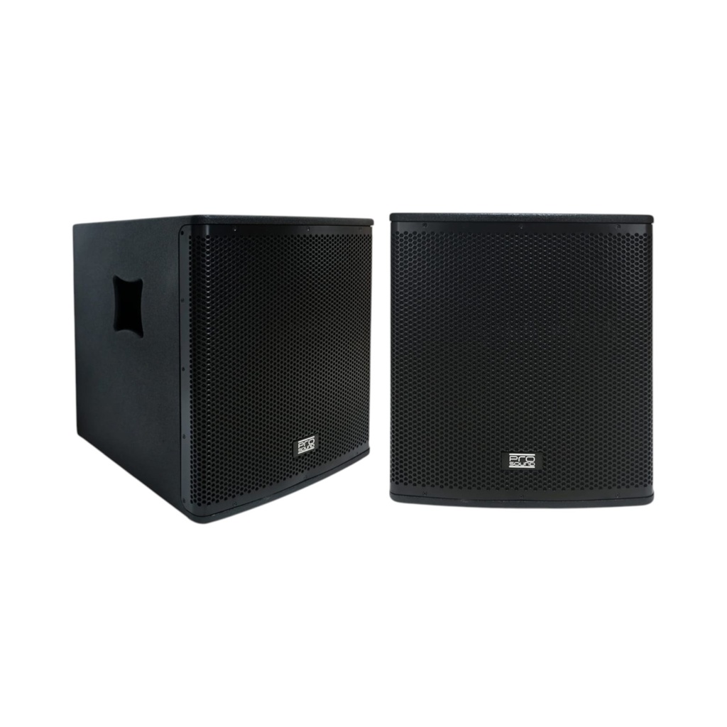 COMBO DE SISTEMA AEREO PROSOUND, SUBWOOFER ACTIVO 1X18", 4 BOCINAS PASIVAS 2X4", MEZCLADORA Y AMPLIFICADOR INCORPORADO XLR/LINE/BT/USB