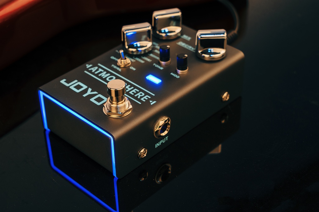 PEDAL ANALOGICO JOYO, 9V, ATMOSPHERE, FUNCION TRAIL