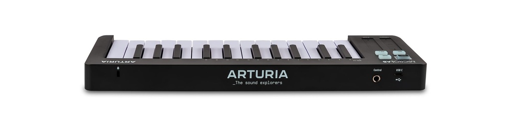 CONTROLADOR MIDI UNIVERSAL, ARTURIA, MICROLAB 3 BK, 25 MICRO TECLAS, COLOR NEGRO.