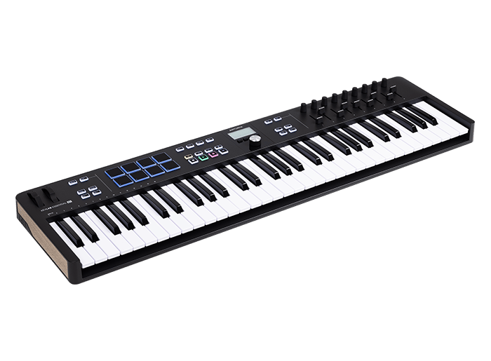 CONTROLADOR MIDI UNIVERSAL, ARTURIA, KEYLAB ESSENCIAL MK3, 61 TECLAS, COLOR NEGRO