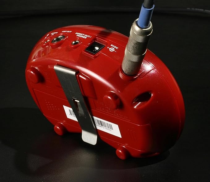 PROCESADOR MULTIEFECTOS LINE 6, SERIE POCKET POD, 300 PRESETS, 32 MODELOS DE AMPLIFICADORES, 16 MODELOS DE PANTALLAS, ULTRA COMPACTO, COLOR ROJO.