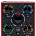 PEDAL MULTI-EFECTOS LINE 6, PARA GUITARRA, SERIE POD EXPRESS GUITAR, 7 AMPLIFICADORES, 7 PANTALLAS Y 17 EFECTOS DE DISTORSION, MODULACION, REVERBERACION Y DELAY, INCLUYENDO UN LOOPER.