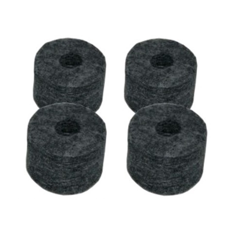 SET DE FELPAS DIXON, ALMOHADILLAS DE FIELTRO, 4 UNIDADES, 3,5 cm, altura: 2,1 cm, PARA PEDESTAL DE PLATILLOS, COLOR GRIS OSCURO.