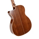 GUITARRA ELECTRO ACUSTICA CORT, FONDO Y AROS DE CAOBA, ESTILO DEL CUERPO CUTWAY, AMPLIFICACION FISHMAN, NATURAL SEMI BRILLANTE.