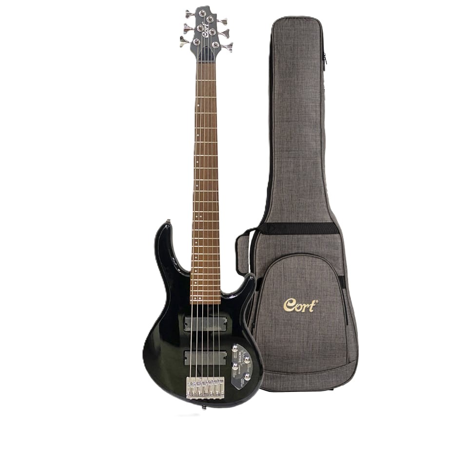 BAJO ELECTRICO CORT, ACTIVO, 6 CUERDAS,