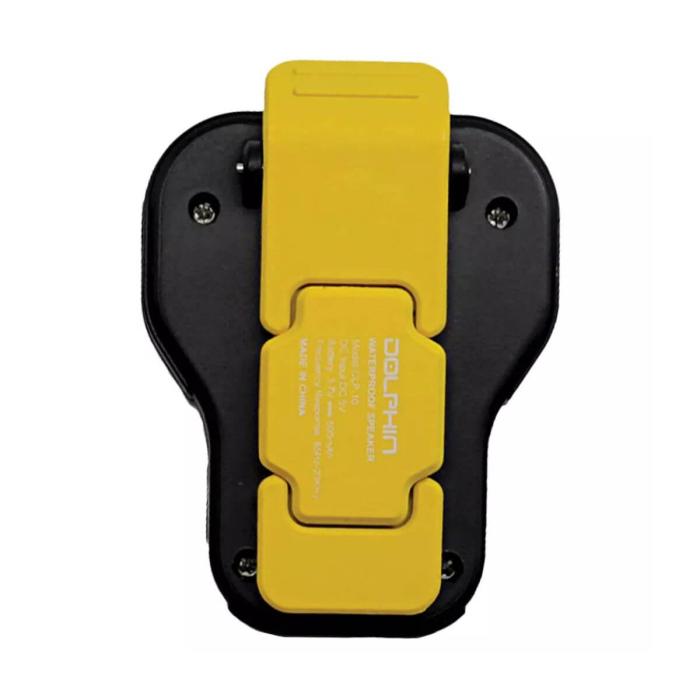 BOCINA BLUETOOTH DOLPHIN, PORTÁTIL, CLIP MAGNETICO, RESISTENTE AL AGUA, COLOR NEGRO