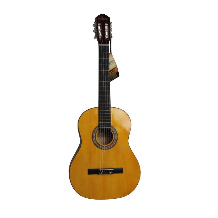 GUITARRA CLASICA 39'' SARA, 39", INCLUYE FUNDA, COLOR AMARILLO
