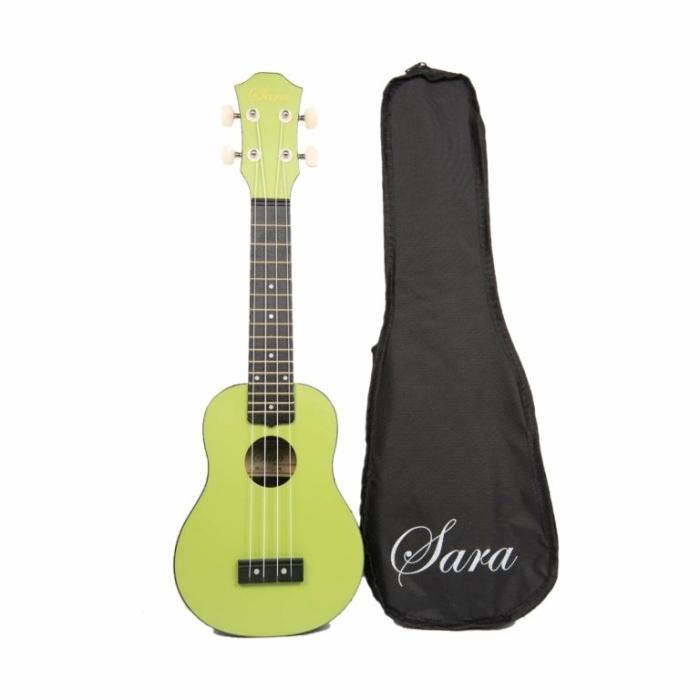 UKULELE SARA, SOPRANO, 21", INLCUYE FUNDA, COLOR VERDE AGUA MARINA