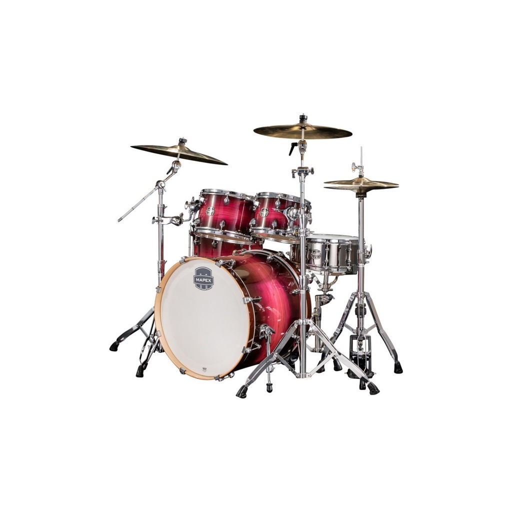 BATERIA ACUSTICA MAPEX, SERIE ARMORY, 5PCS, ACABADO DUNA DEL DESIERTO (TI), ABEDUL/MAPLE/CONCHAS DE ABEDUL