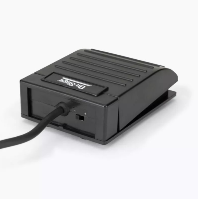 PEDAL DE SOSTENIDO ON-STAGE, PARA TECLADO, COMPACTO, SOLOR NEGRO.