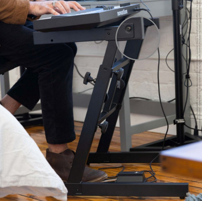 PEDAL DE SOSTENIDO PARA TECLADO ON-STAGE, CON INTERRUPTOR DE POLARIDAD