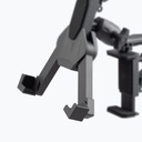 SOPORTE UNIVERSAL ON-STAGE, PARA TABLET O IPAD, COLOR NEGRO.