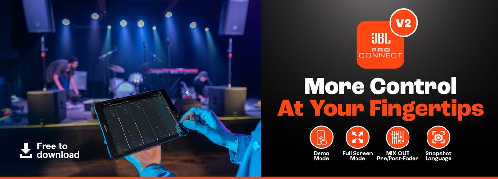 ALTAVOZ AMPLIFICADO JBL, DE 8", 2000W MAX, 126dB SPL/DSP,   PANTALLA LCD, DSP, BT