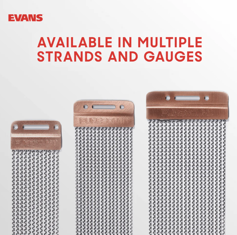 CHARLA DE 30 HILOS EVANS, DE 14", SERIE SUPER 30, PRESENCIA AUMENTADA, DRY & CRISP SOUND