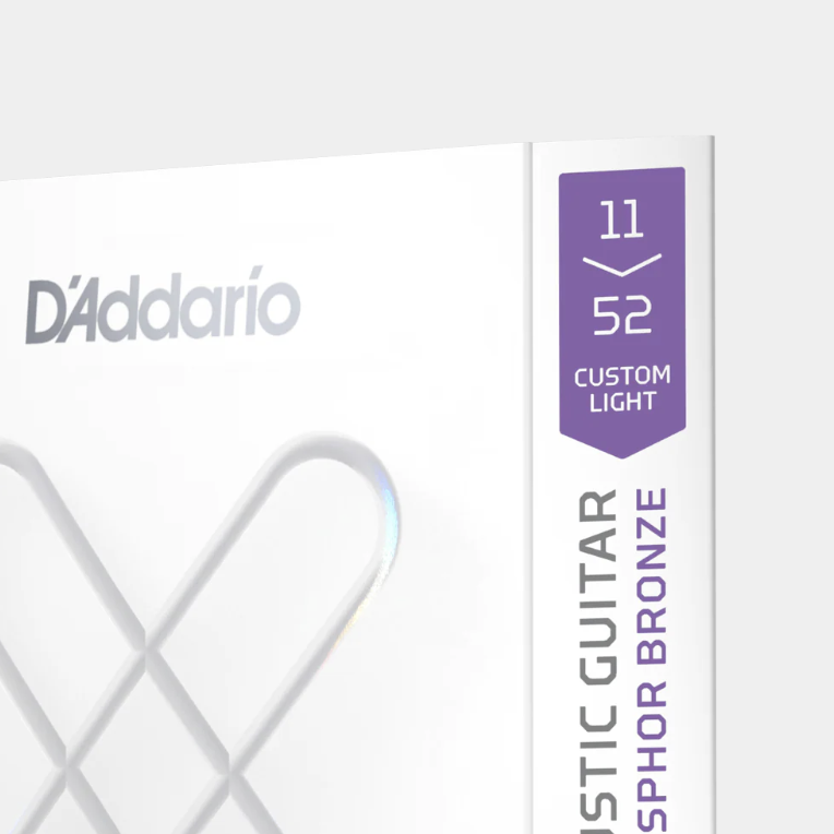 SET DE CUERDAS D´ADDARIO, PARA GUITARRA ACUSTICA, METAL, CALIBRE 010/047, 80/20 BRONZE, EXTENDED LIFE + NATURAL FEEL (copia)