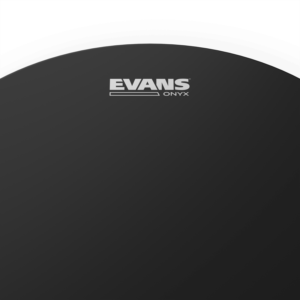 PARCHE EVANS, PARA TOM, NEGRO ARENADO, 16", 2 CAPAS