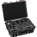 SET DE 7 MICROFONOS SE, PARA BATERIA, 5 DINAMICOS, 2 CONDENSADO, CON CABLES, CLIPS Y FUNDA (copia)