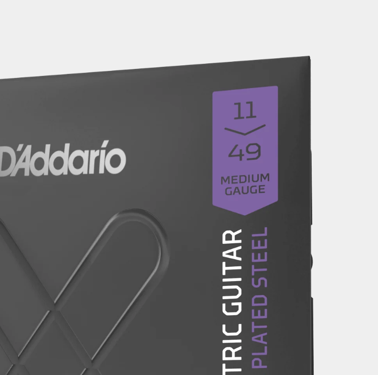 SET DE CUERDAS D'ADDARIO, PARA GUITARRA ELECTRICA, METAL, CALIBRE .10/46 XT NICKEL PLATED STEEL, REGULAR LIGHT, COATED