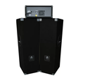 COMBO DE CABEZAL Y BOCINAS LS SYSTEMS, CABEZAL DE 8 ENTRADAS, 2 ALTAVOCES DE 2X15, USB / SD, 1000 WATTS, 4 OHMS