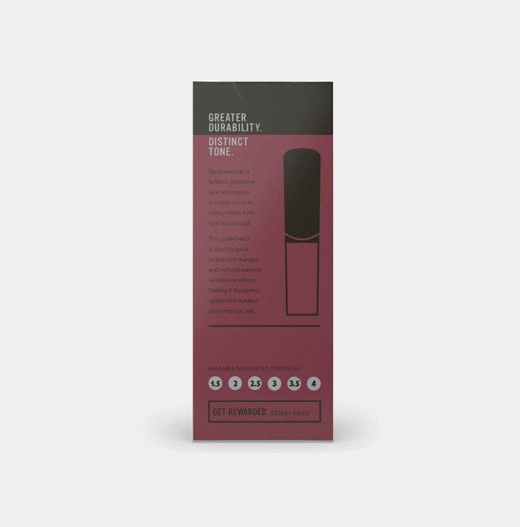 CAÑUELA PLASTICOVER RICO D´ADDARIO, PARA SAXOFON ALTO, MEDIDA 2.5, X UNIDAD (copia)
