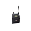 BODYPACK, RECEPTOR LUNA, UHF, PARA SISTEMAS DE MONITOREO LUNA, 40 CANALES INTERCAMBIABLES, INCLUYE IN-EARS