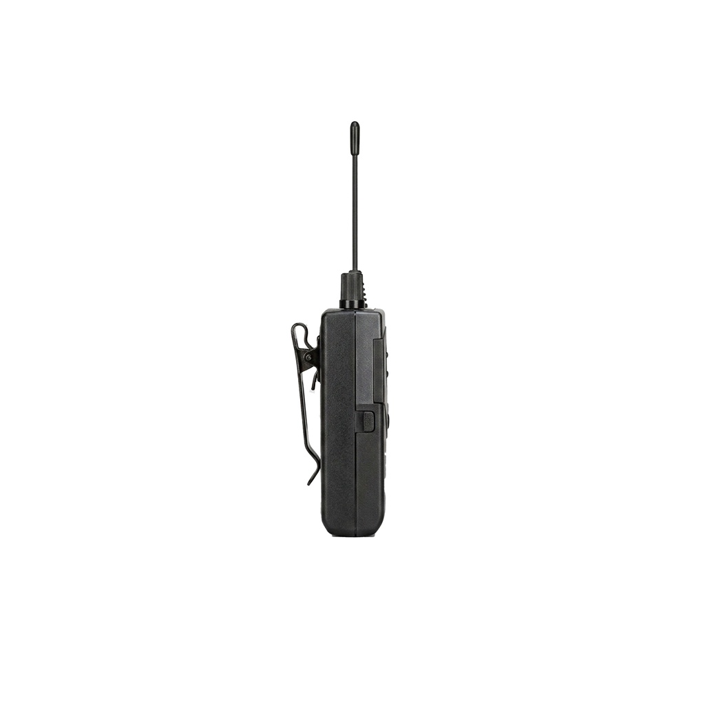 BODYPACK, RECEPTOR LUNA, UHF, PARA SISTEMAS DE MONITOREO LUNA, 40 CANALES INTERCAMBIABLES, INCLUYE IN-EARS