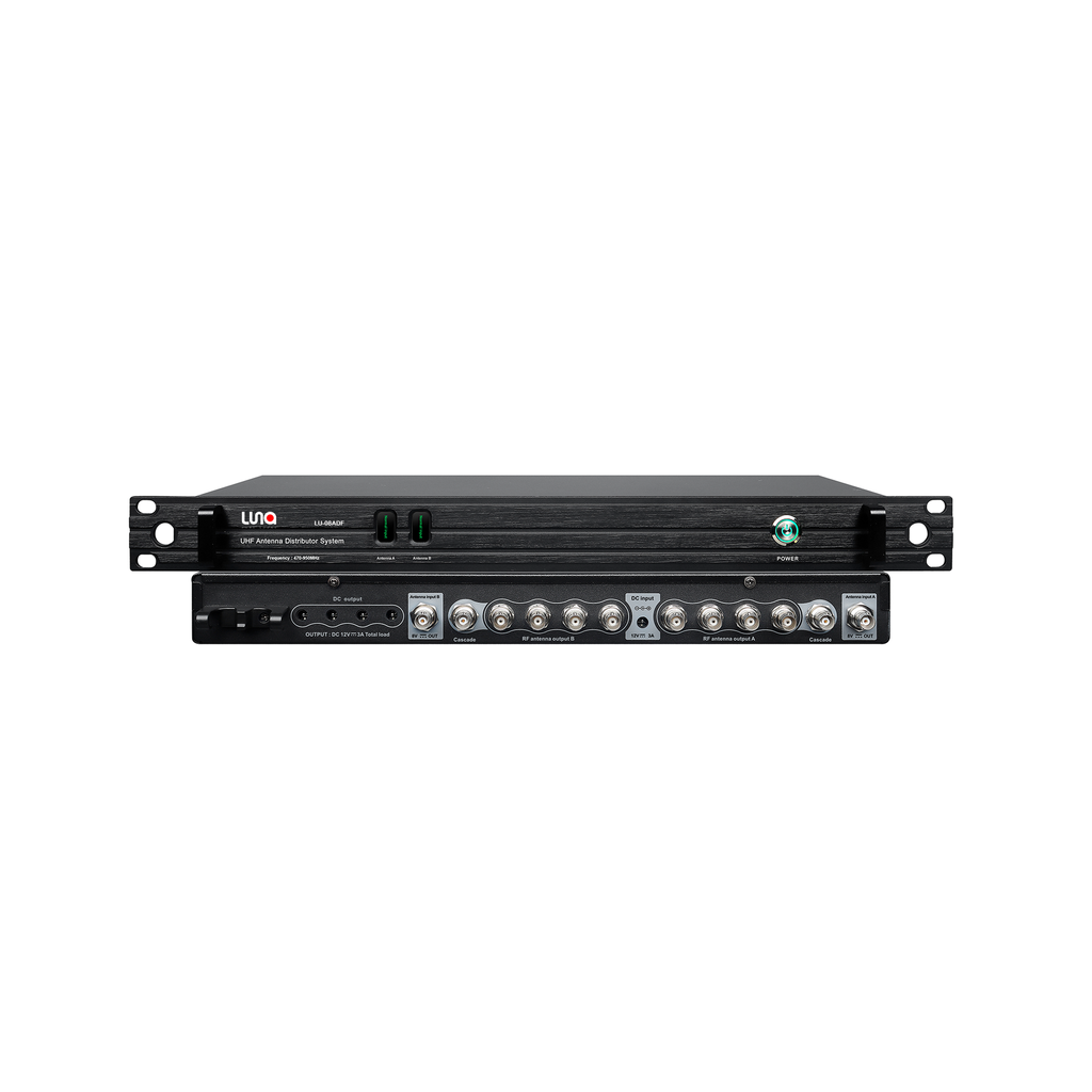 SISTEMA INALAMBRICO LUNA, UHF,  DISTRIBUIDOR DE ANTENAS, 400-950 MHZ, PARA SISTEMAS INALAMBRICOS LUNA, 8 CANALES DE ENTRADA.