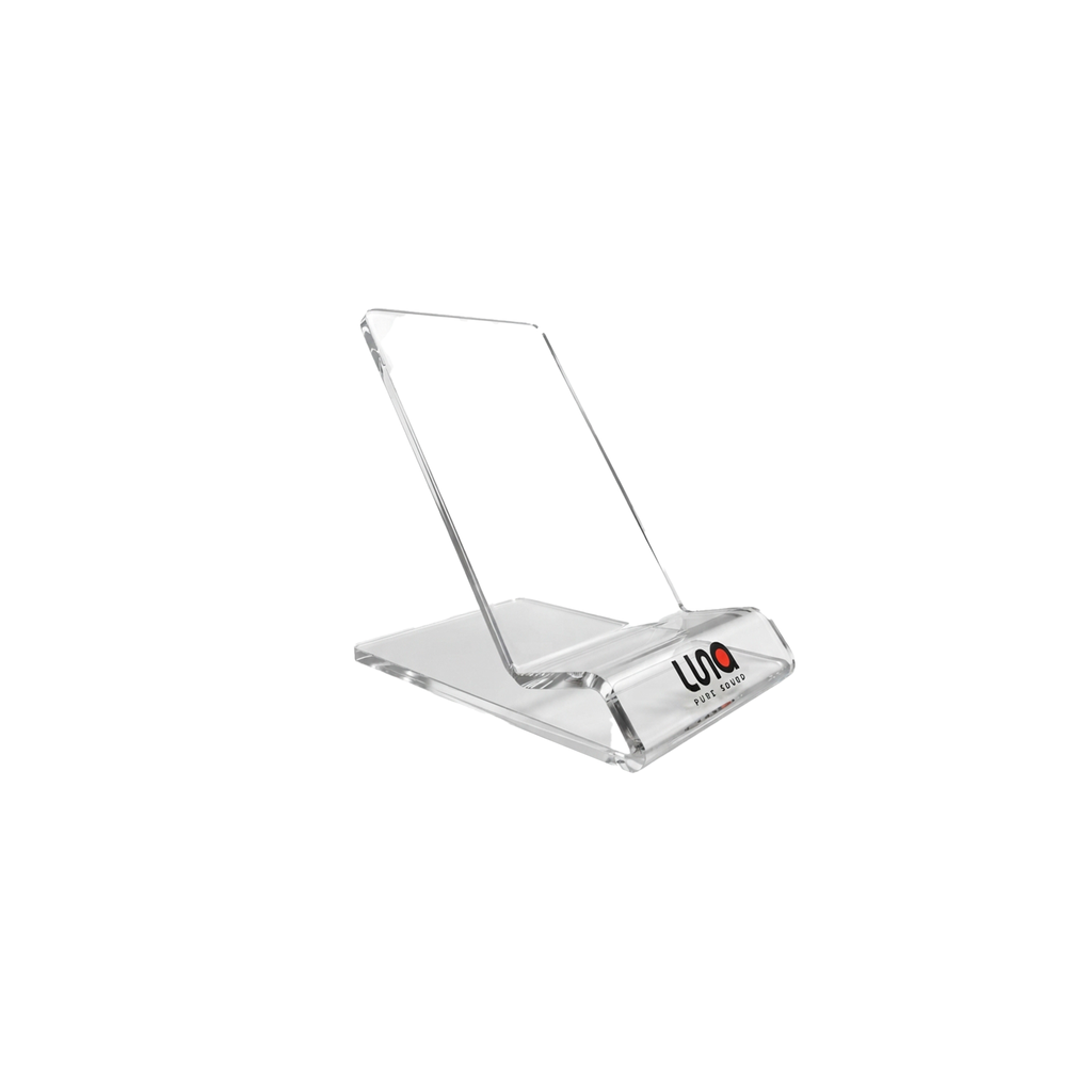 SOPORTE PARA BODYPACK, LUNA, EXIBIDOR DE BODYPACK EN ACRILICO, SOPORTA 1 BODYPACK EN VERTICAL.