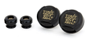 SET DE STRAPLOOK (PIN) ERNIE BALL, PARA GUITARRA ELECTRICAS, ACUSTICA, BAJO, COLOR NEGRO, PRIMIUM