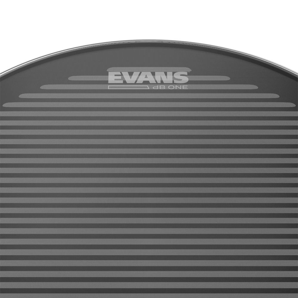 PARCHE EVANS, REDUCTOR DE SONIDO, SERIE DB ONE, PARA REDOBLANTE "14, COLOR NEGRO